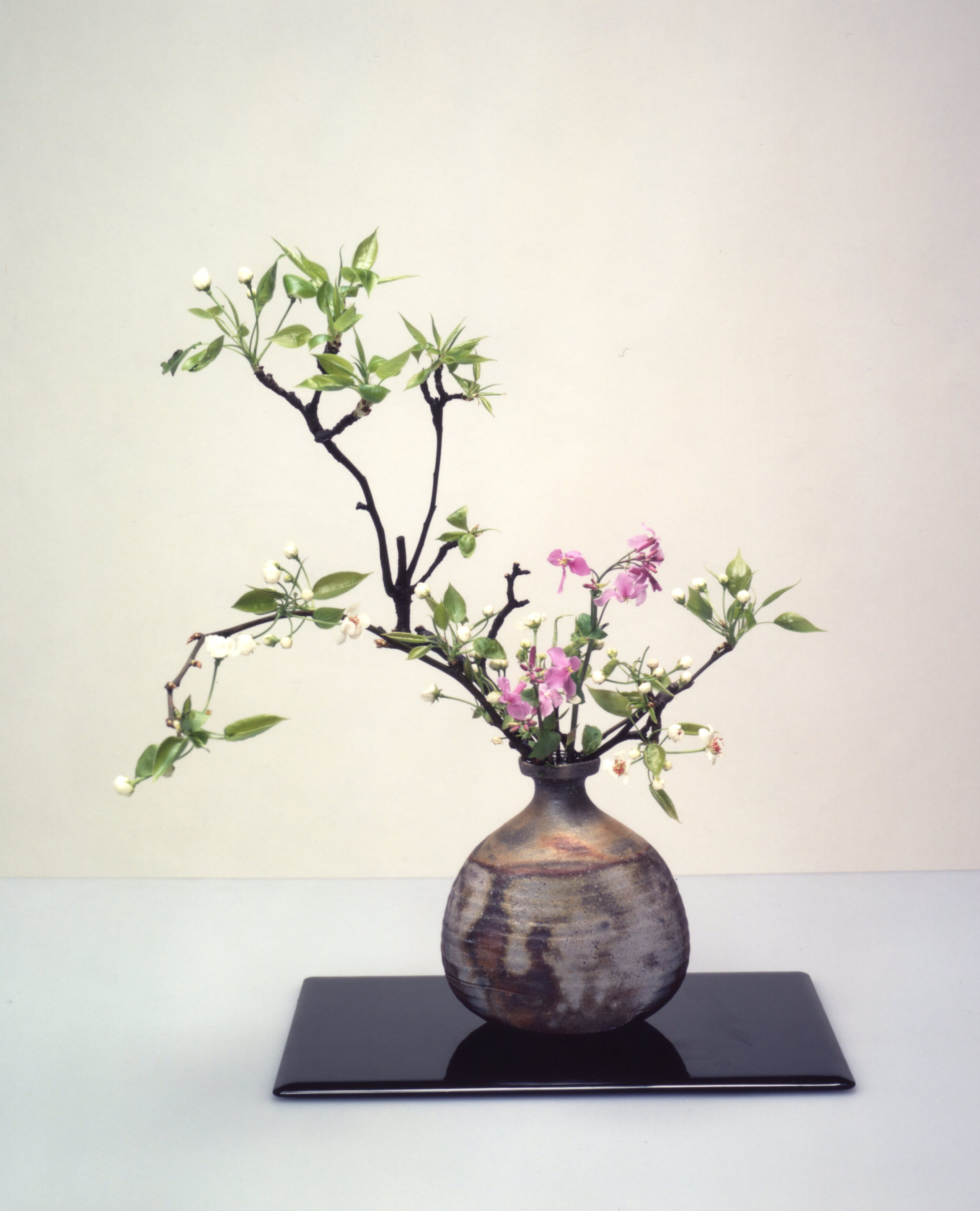 水墨花